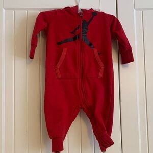 Air Jordan baby one piece hooded suit